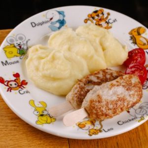 Куриные котлетки с картофельным пюре